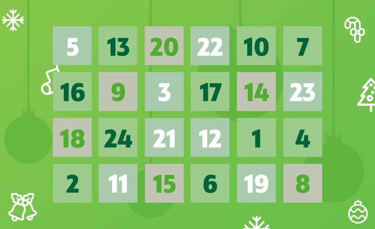 Adventni koledar OTP banke