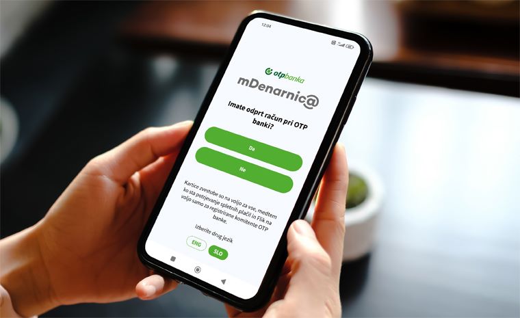 mdenarnica digitalno plačilne kartice pos terminal