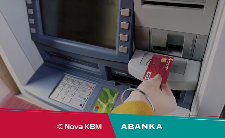 Nova KBM in Abanka vzpostavili skupno mrežo bankomatov Nova KBM in Abanka vzpostavili skupno mrežo bankomatov