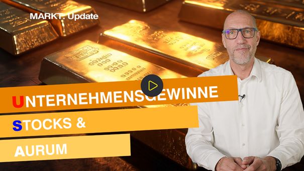 USA - company earnings, stocks & gold